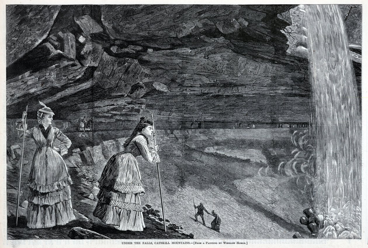 Under the Falls, Catskill Mountains, tiré de Harper