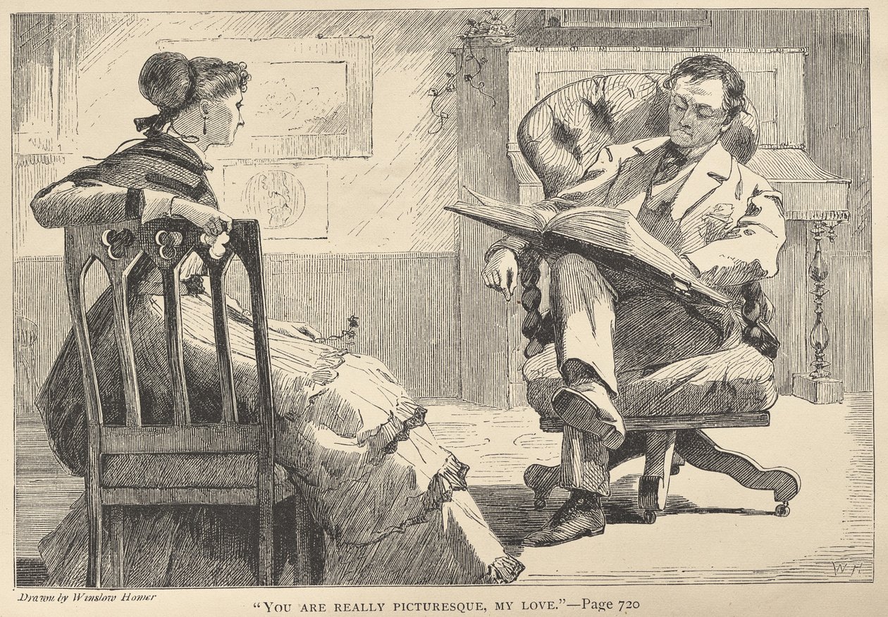 "Tu es vraiment pittoresque, mon amour" - Winslow Homer