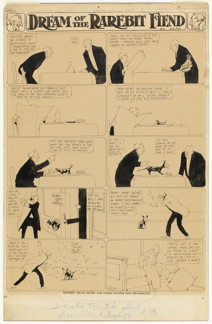 Rêve du démon du rarebit - Winsor McCay