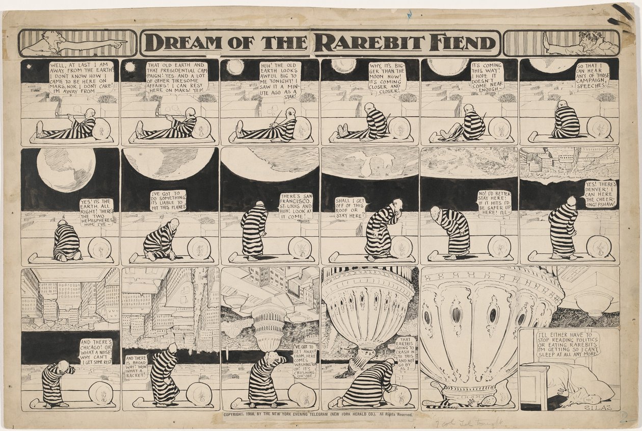 Rêve du rarebit fiend : Voici Washington - Winsor McCay