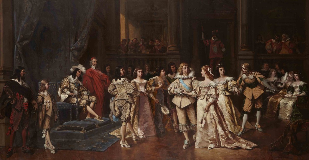 Le Bal à la cour de Louis XIII de France - Wladyslaw Bakalowicz