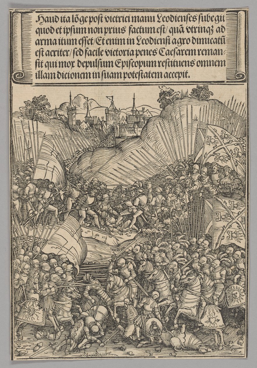 Bataille pour Liège, planche 8 de Scènes historiques de la vie de l