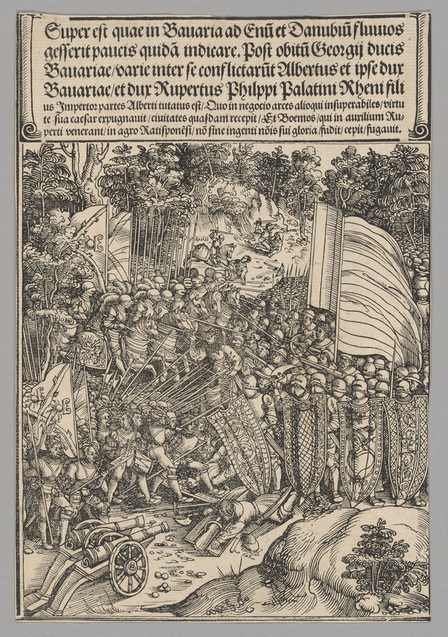 Guerre Bavaroise, planche 18 de Scènes Historiques de la Vie de l