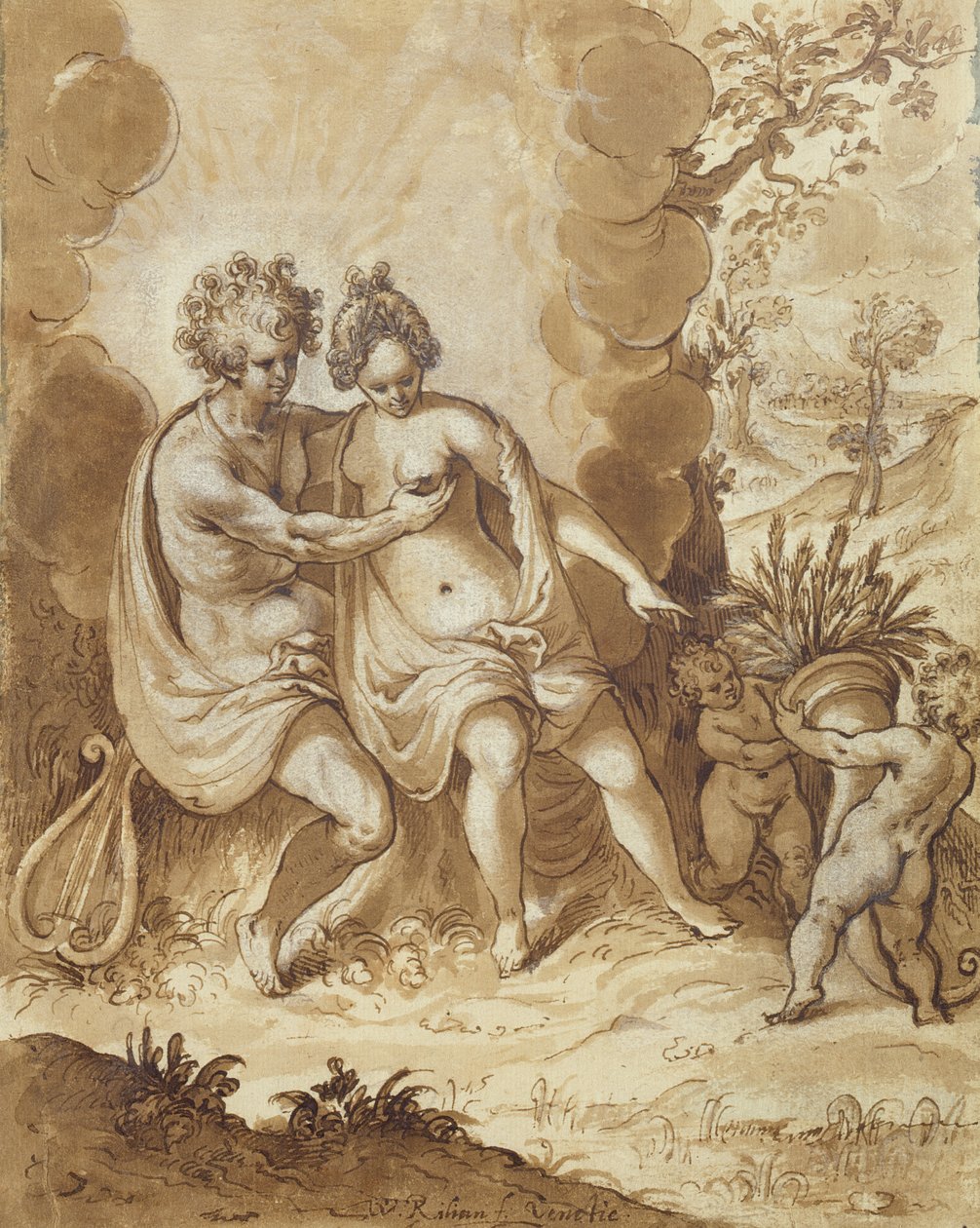 Apollon et Cérès, 1605 - Wolfgang Kilian