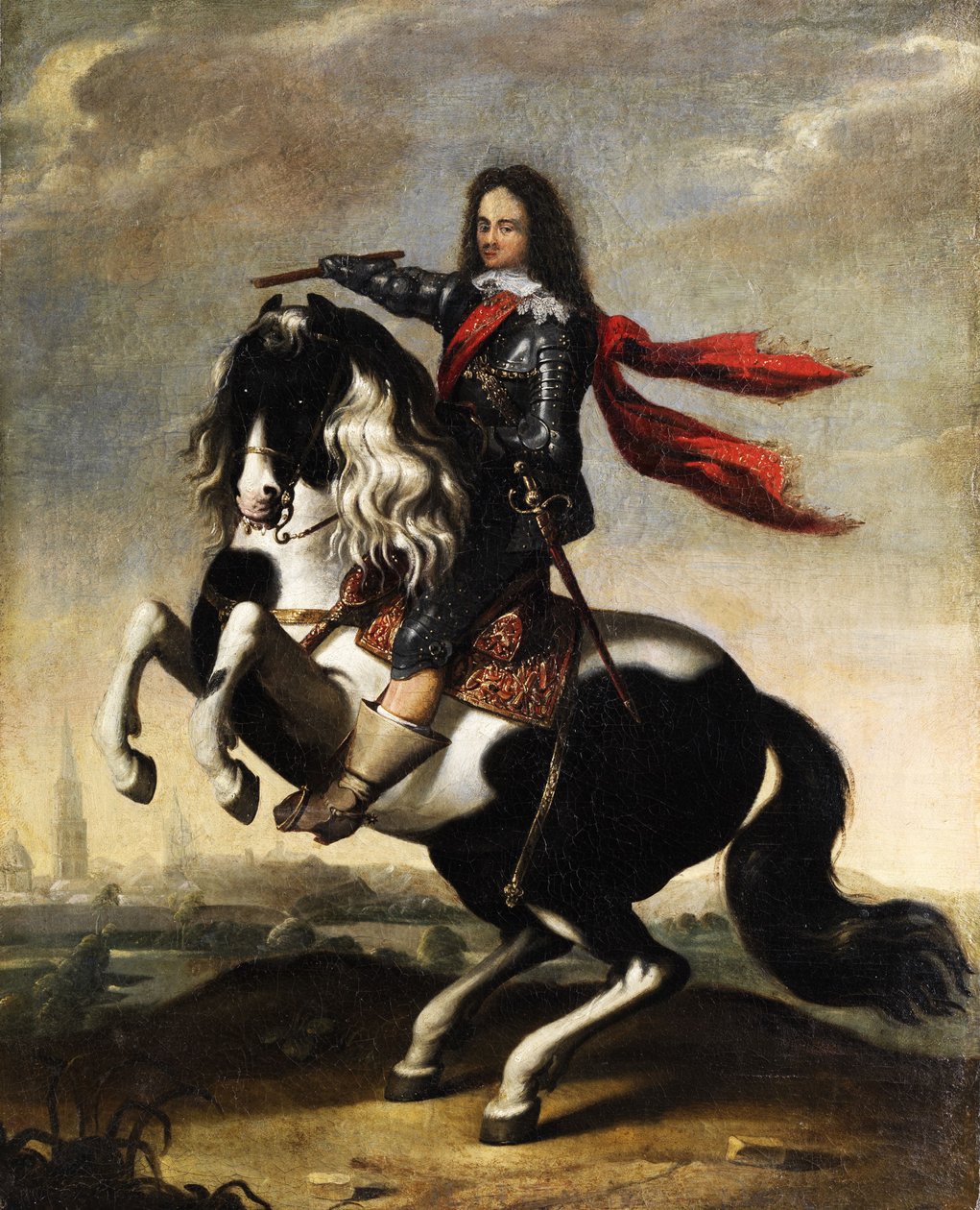 Portrait équestre de Valdemar Christian de Schleswig-Holstein 1622-1656 - Wolfgang Heimbach