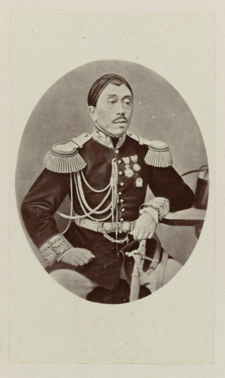 Portrait de Mangkoe Negoro IV - Woodbury and Page