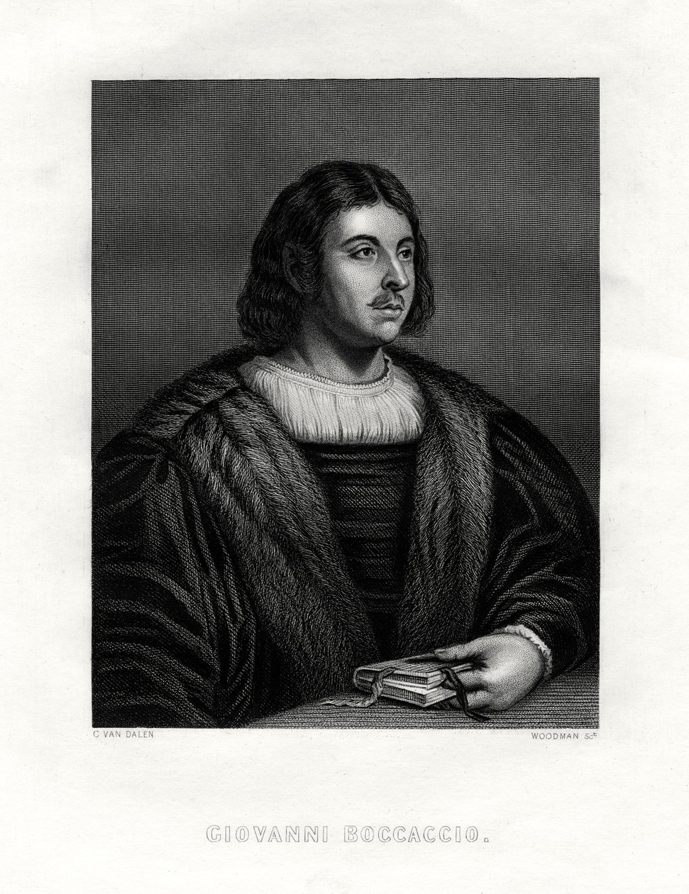 Giovanni Boccaccio, auteur et poète italien - Woodman