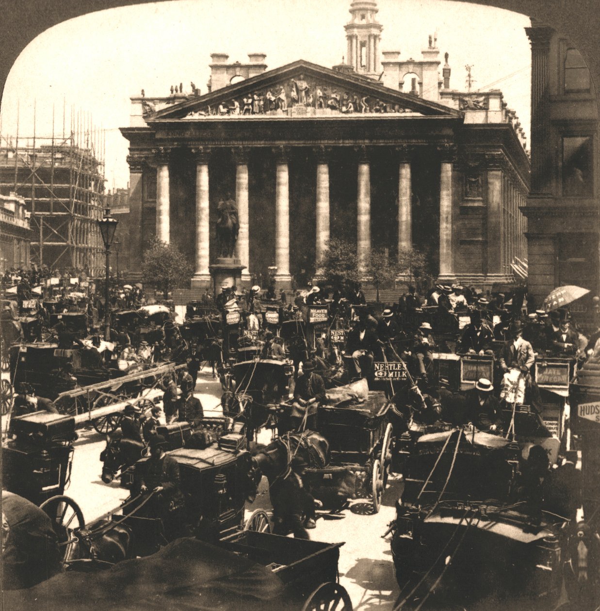 La Bourse royale, Londres, 1896 - Works and Sun Sculpture Studios