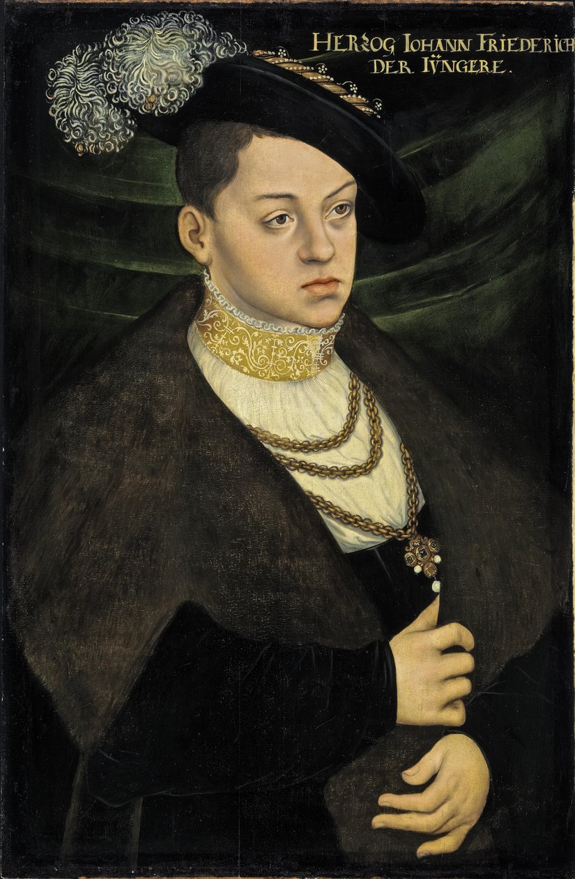 Johann Ernst, Duc de Saxe-Cobourg - Workshop of Lucas Cranach the Elder  