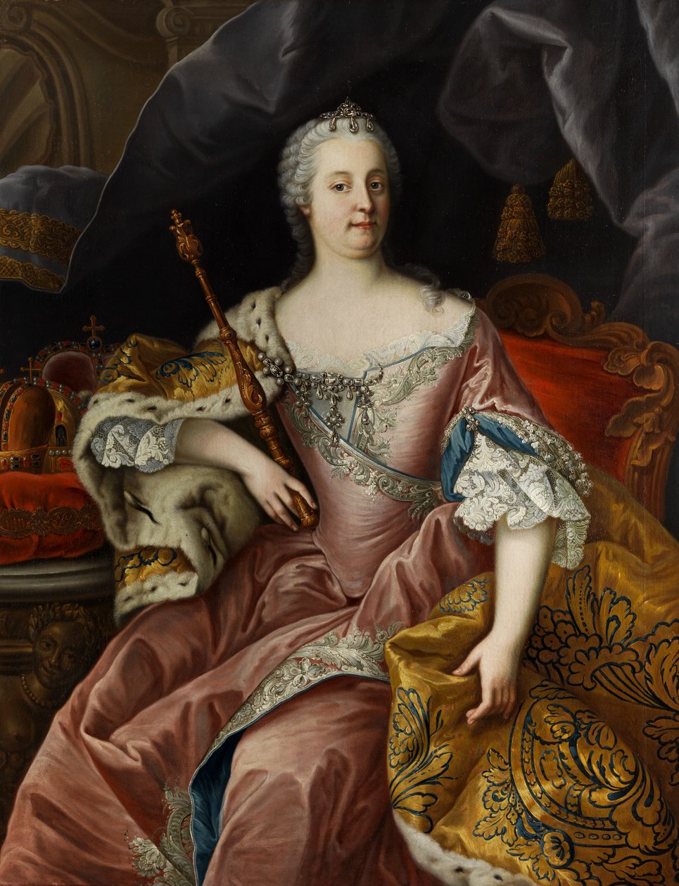 Impératrice Marie-Thérèse - Workshop of Martin van Meytens