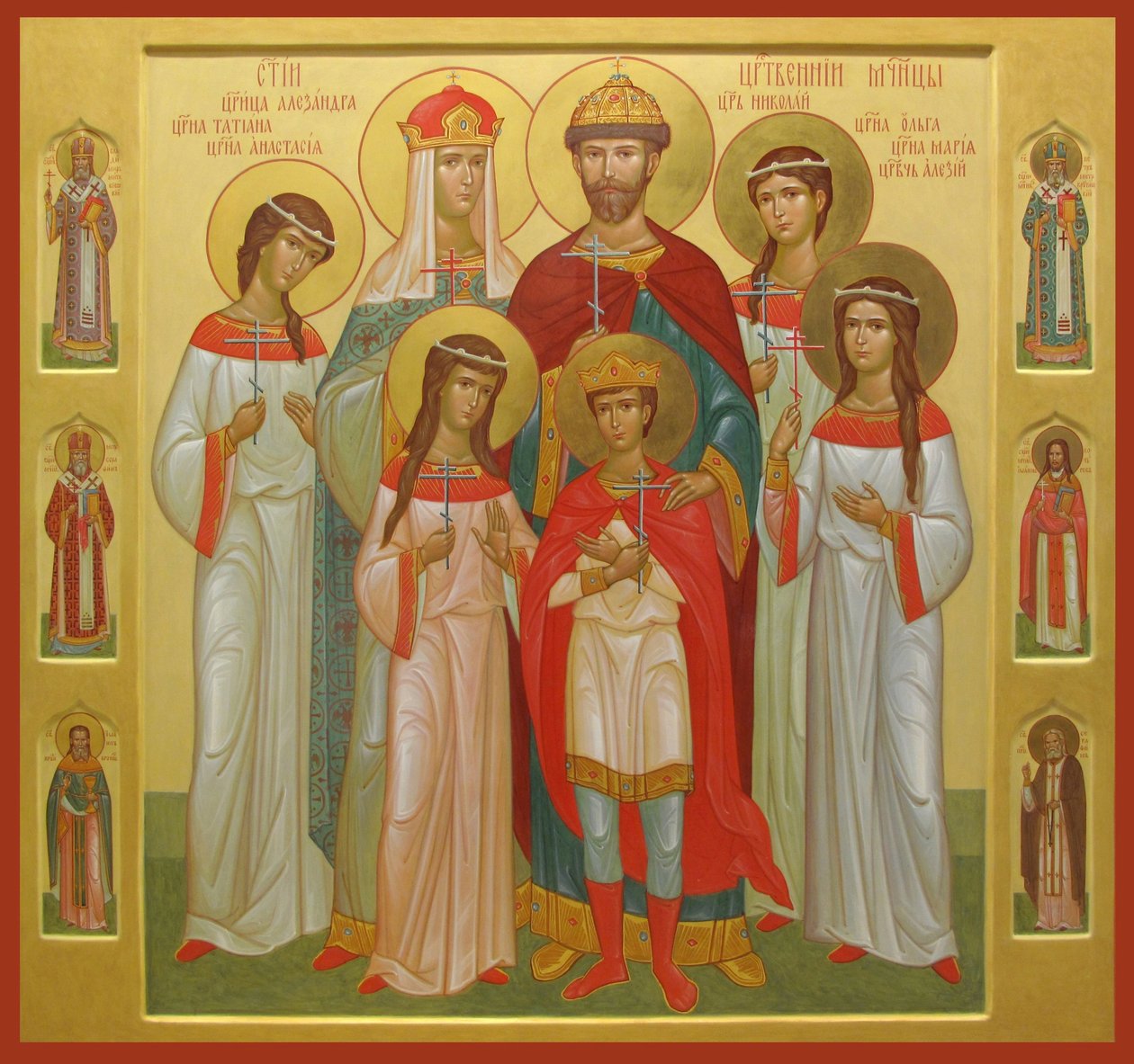 La famille assassinée du tsar Nicolas II - Workshop of the Trinity Lavra of St. Sergius
