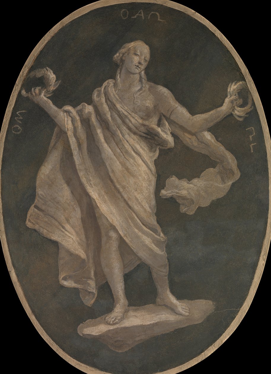 Une vertu, peut-être le patriotisme, 1760 - Workshop of Giovanni Battista Tiepolo