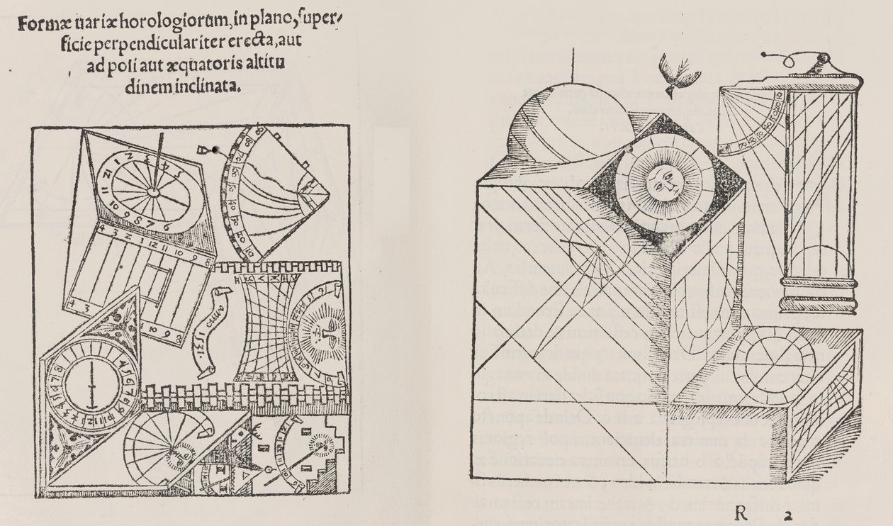 Horologiographia, après la première édition par Sebast. Munsterum, 1533 - Workshop of Hans Holbein the Younger