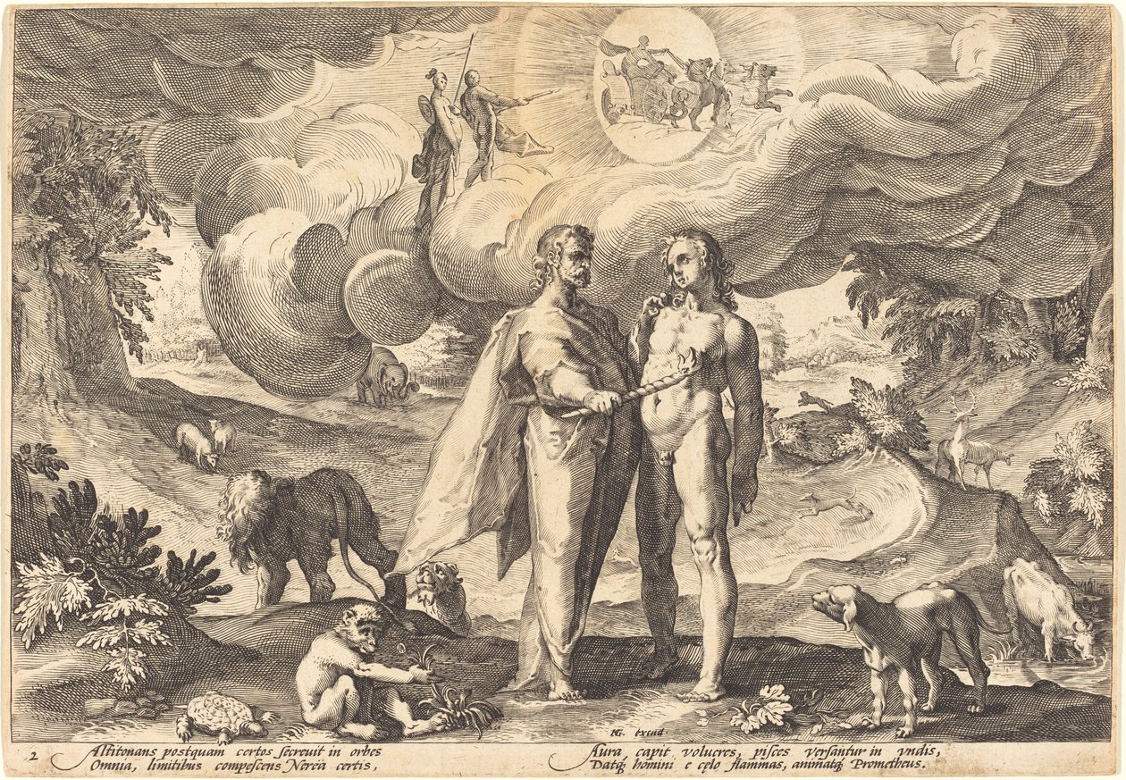 Prométhée créant l