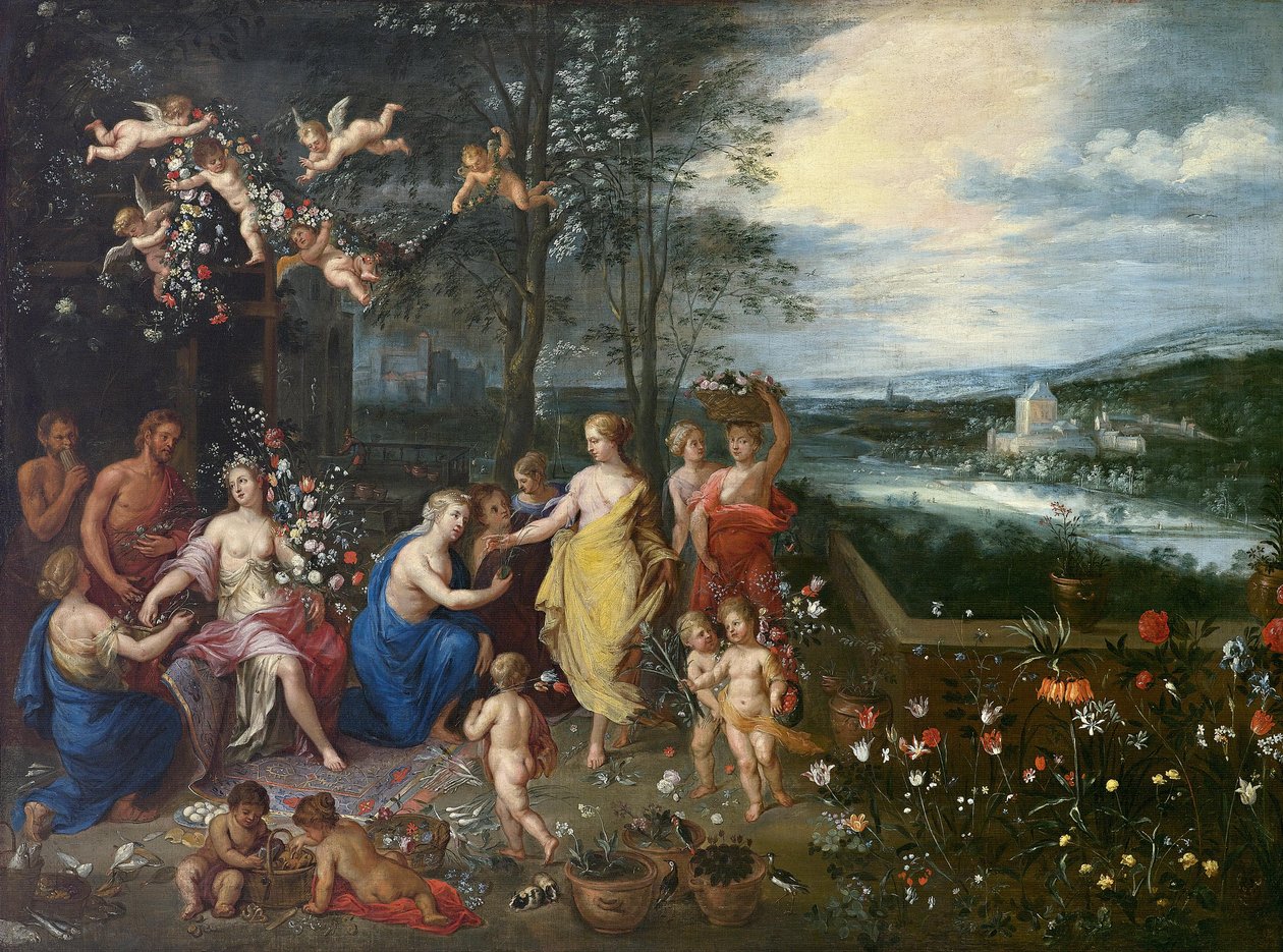 Allégorie du printemps - Workshop of Jan Brueghel the Elder