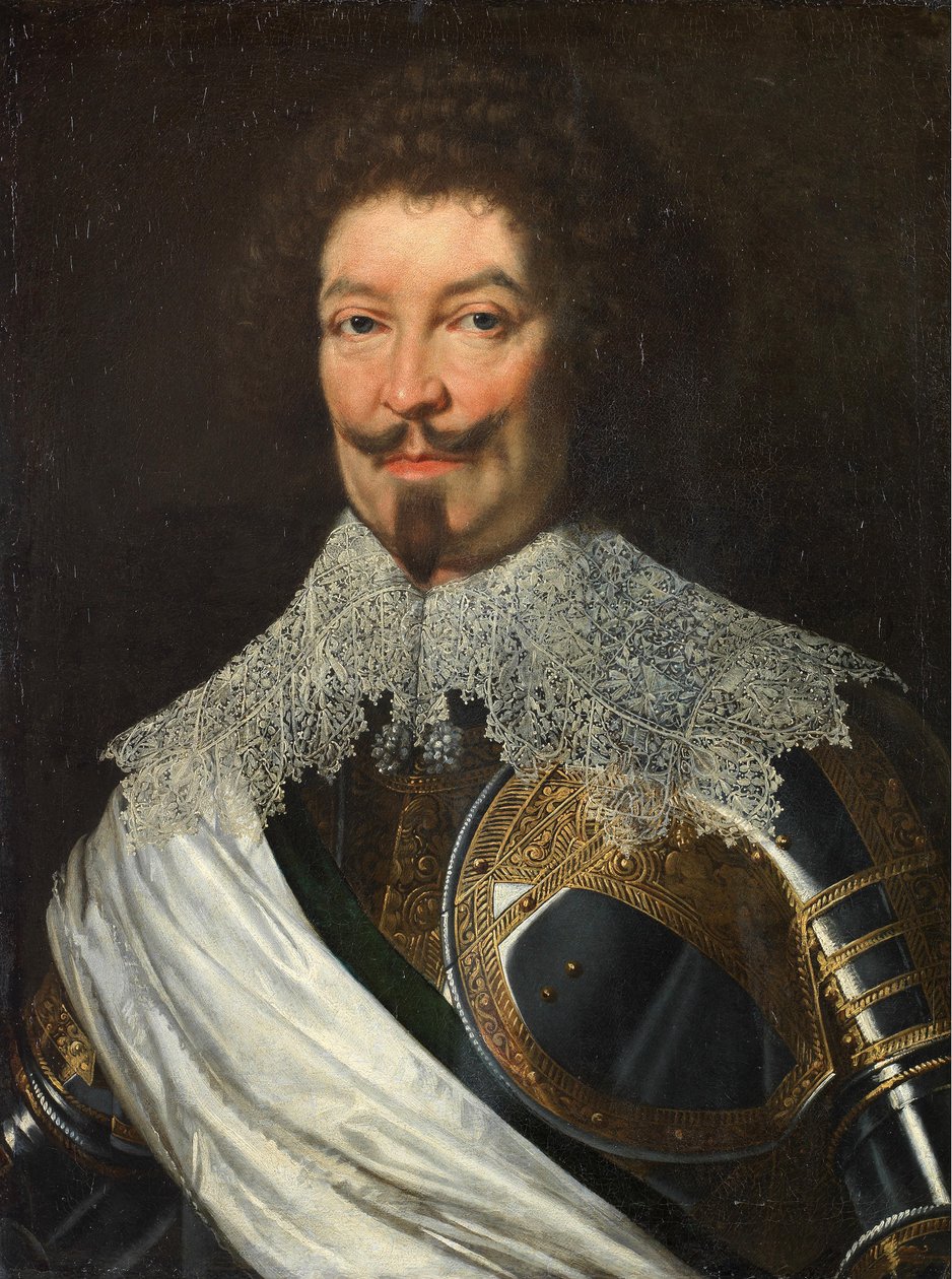 Portrait de Charles de Lorraine, quatrième duc de Guise en armure - Workshop of Justus Sustermans