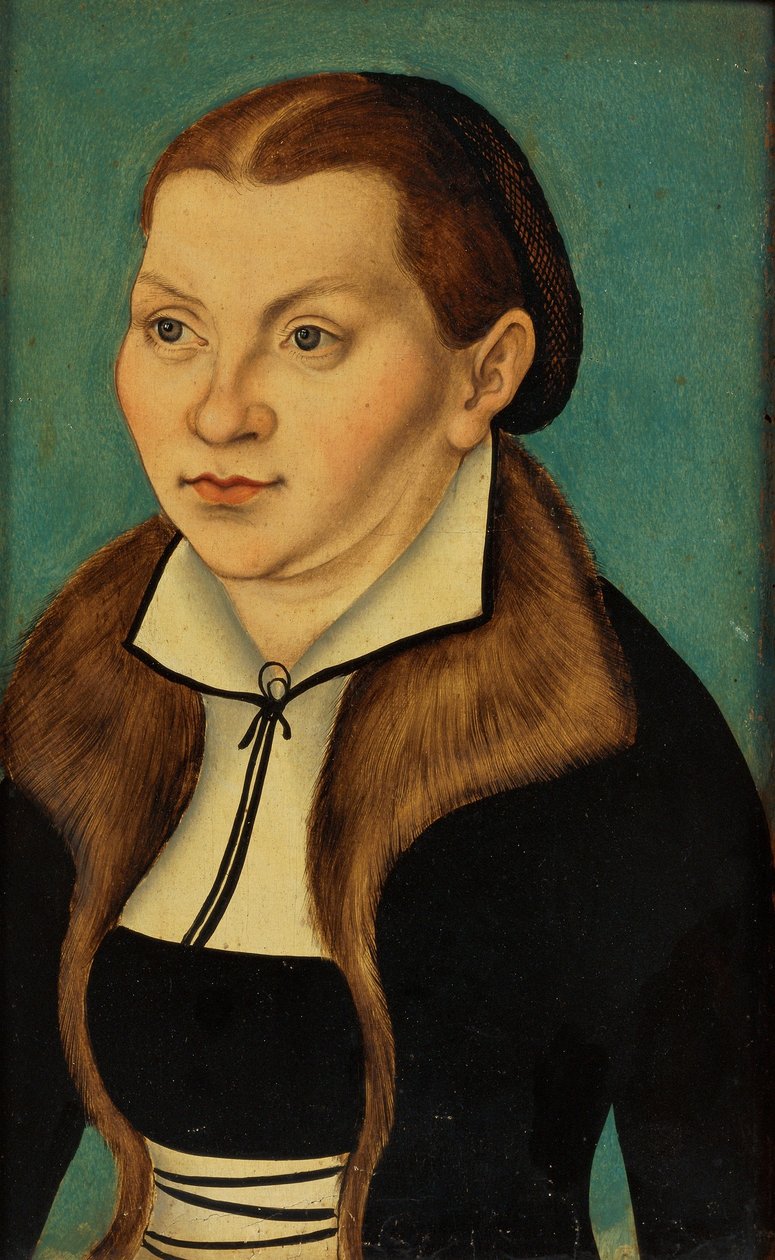 Diptyque avec les portraits de Luther et de sa femme - workshop of Lucas Cranach the Elder