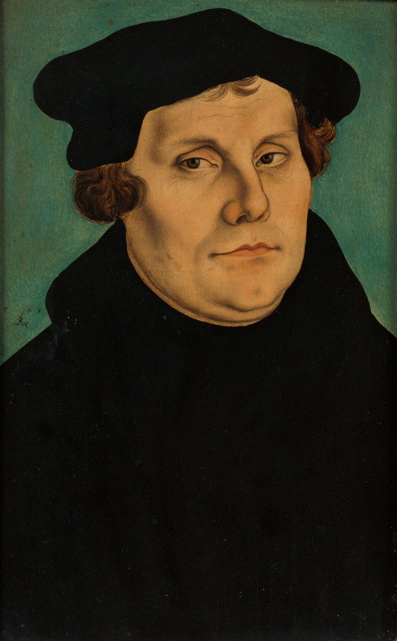 Diptyque avec les portraits de Luther et de sa femme - workshop of Lucas Cranach the Elder