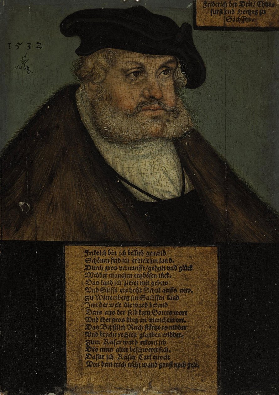 Frédéric III (1463-1525), le Sage, Électeur de Saxe - workshop of Lucas Cranach the Elder