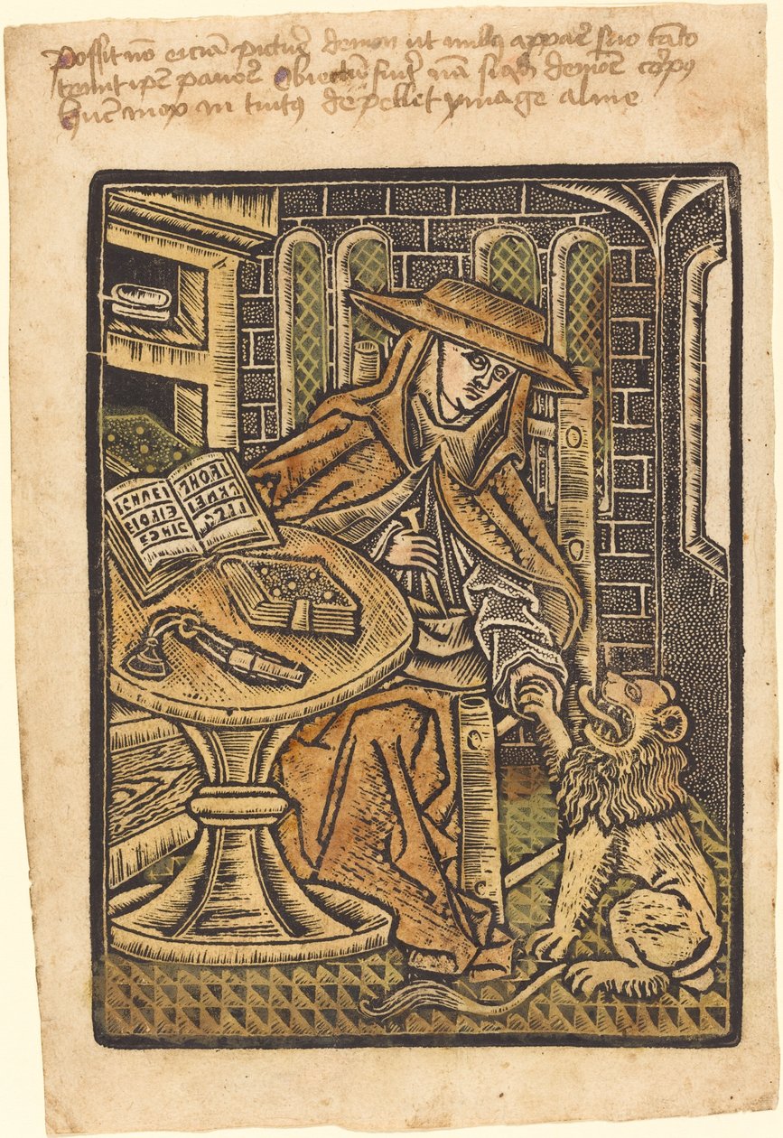 Saint Jérôme - Workshop of Master of the Aachen Madonna