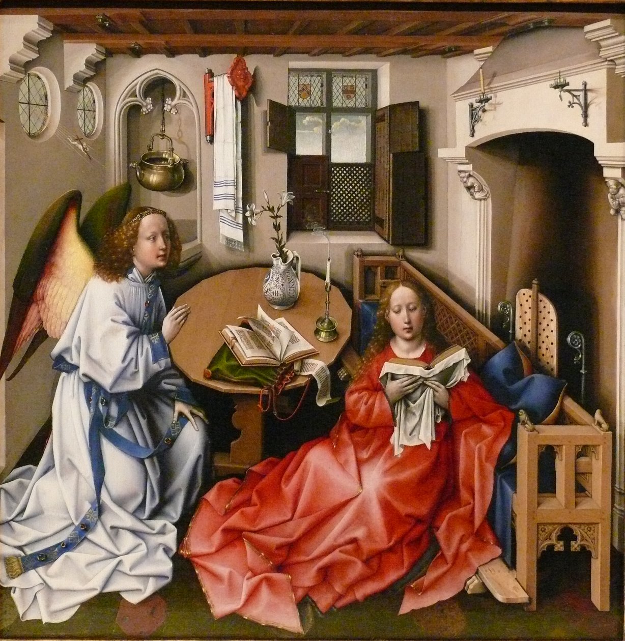 Annonciation Titre(s) alternatif(s) :   Retable de Mérode - Workshop of Robert Campin