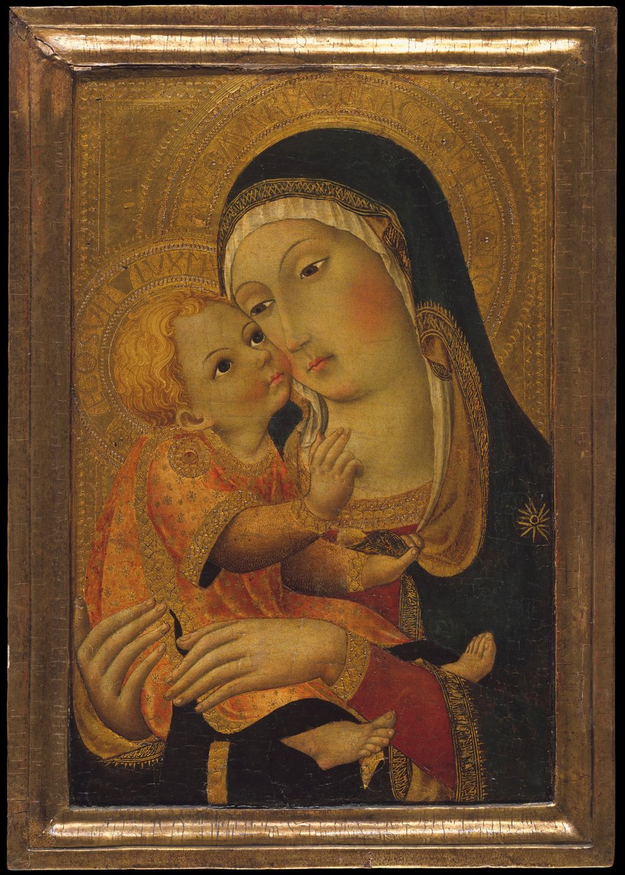 Madone et Enfant - Workshop of Sano di Pietro