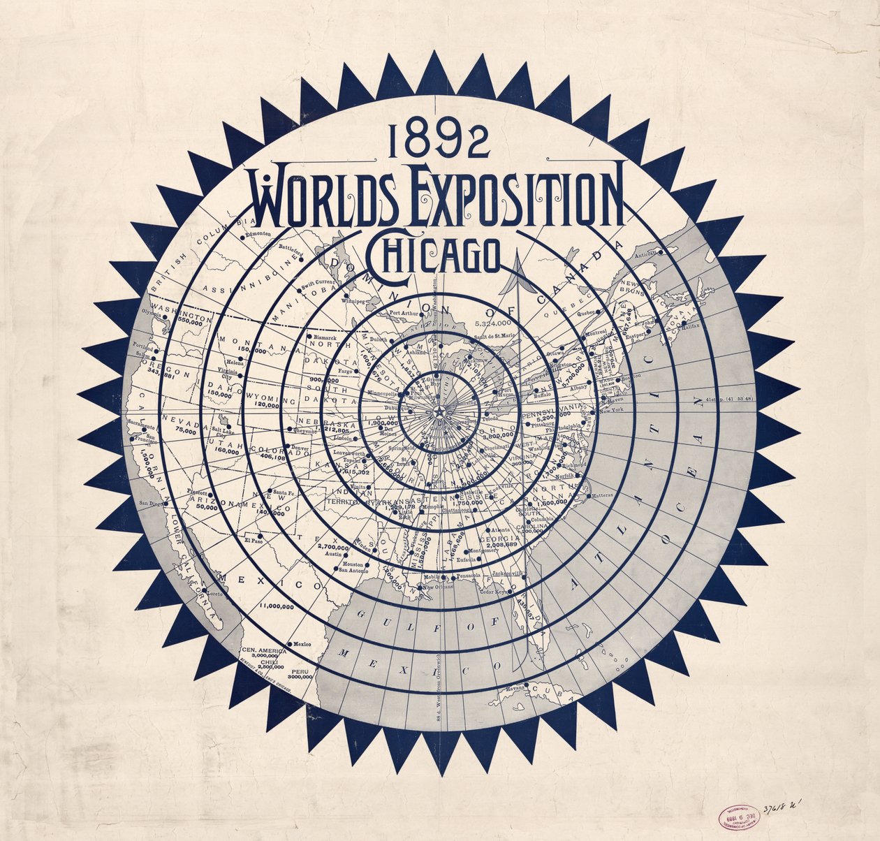 Exposition universelle de 1892, Chicago. LOC 2010587003 - World