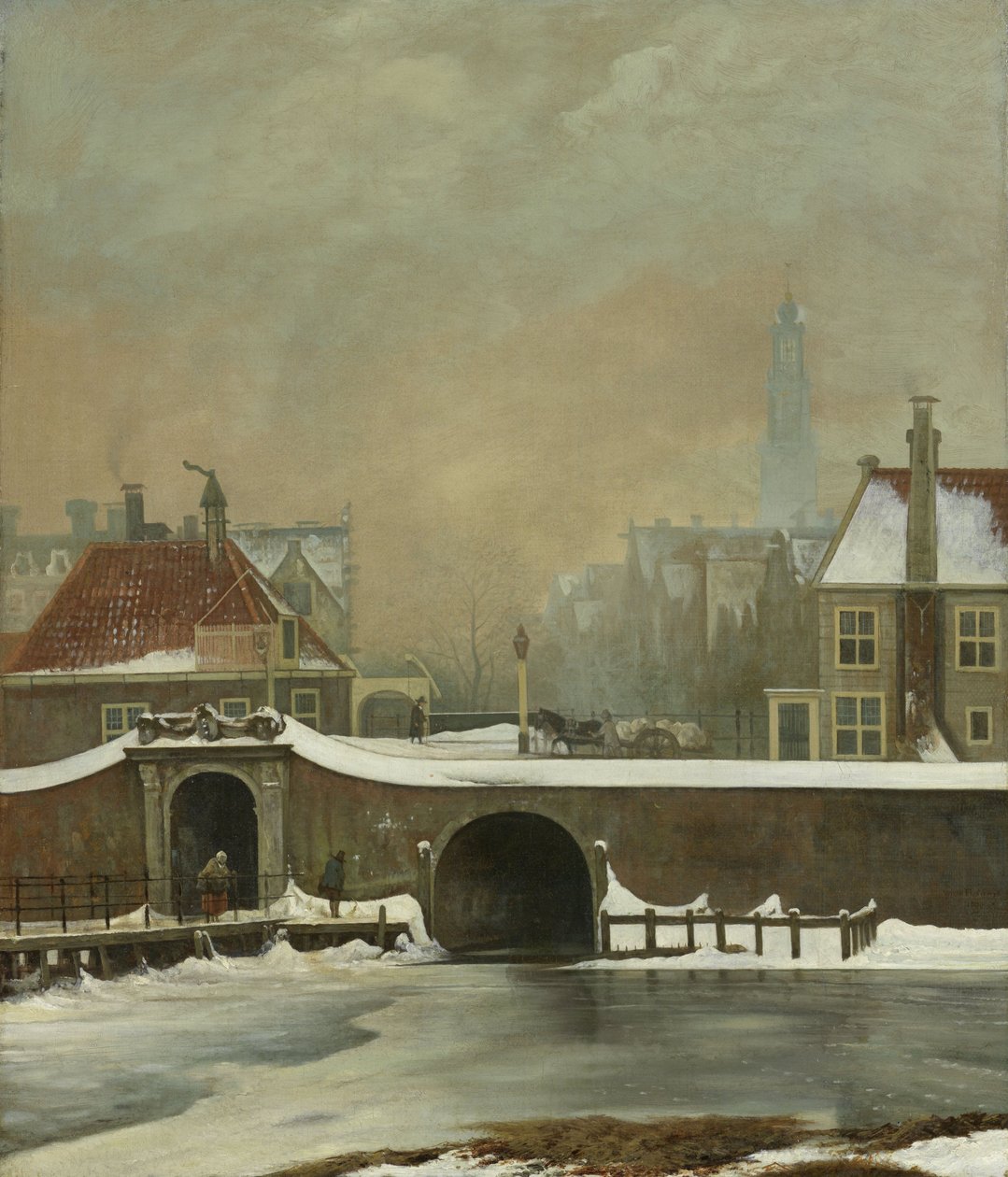 Le Raampoortje à Amsterdam, 1809 - Wouter Johannes van Troostwijk