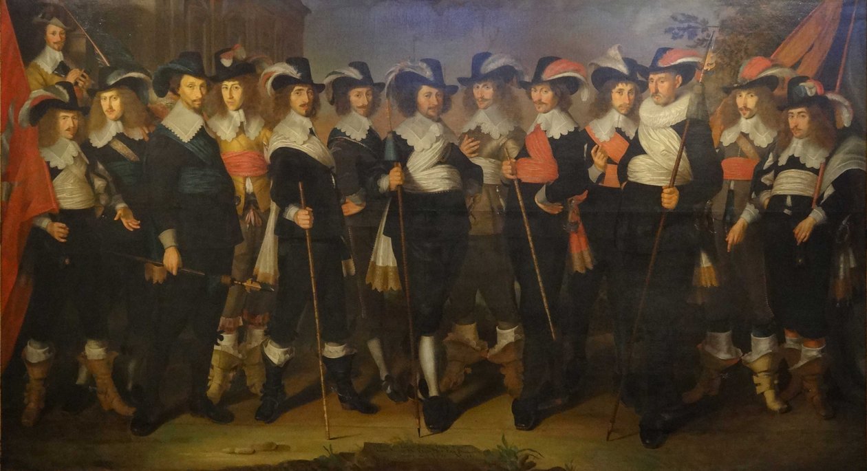 Officiers et gardes de la compagnie du colonel Herman Herbertsz - Wouter Crabeth II