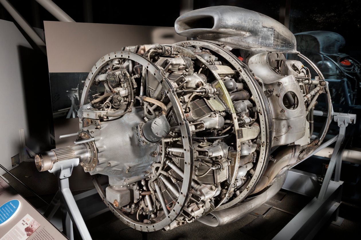 Wright Turbo-Cyclone 18R-3350-TC 972TC18DA2, moteur radial à 2 rangées, 1952 - Wright Aeronautical