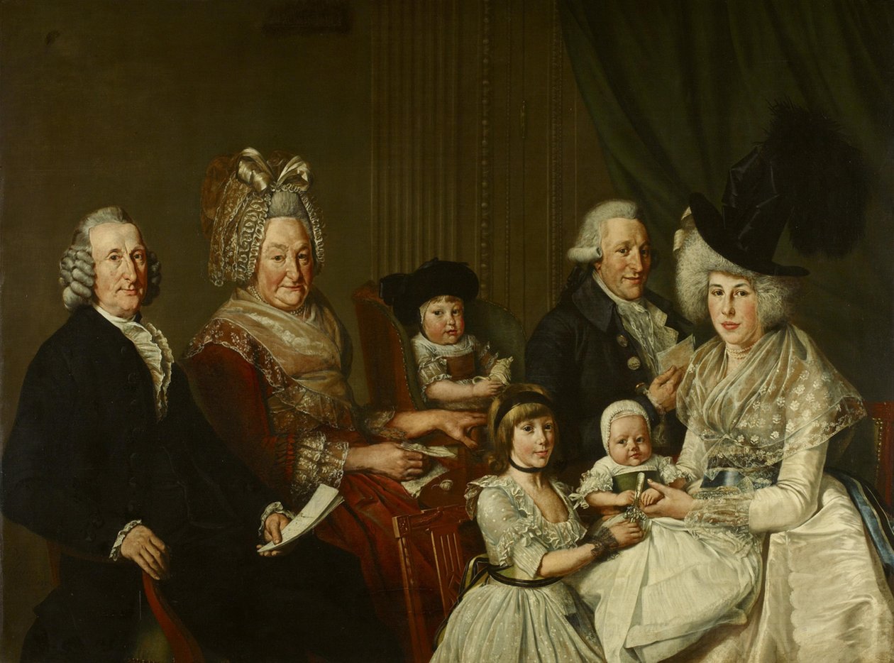 Pieter de Clercq (1731-1807) et sa famille - Wybrand Hendriks