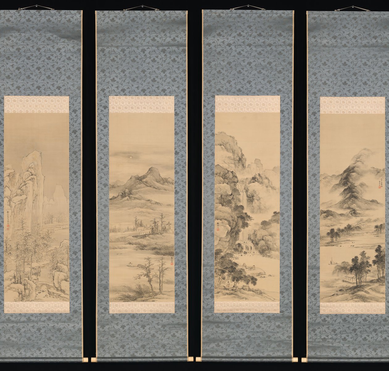 Paysages des quatre saisons - Yamamoto Baiitsu