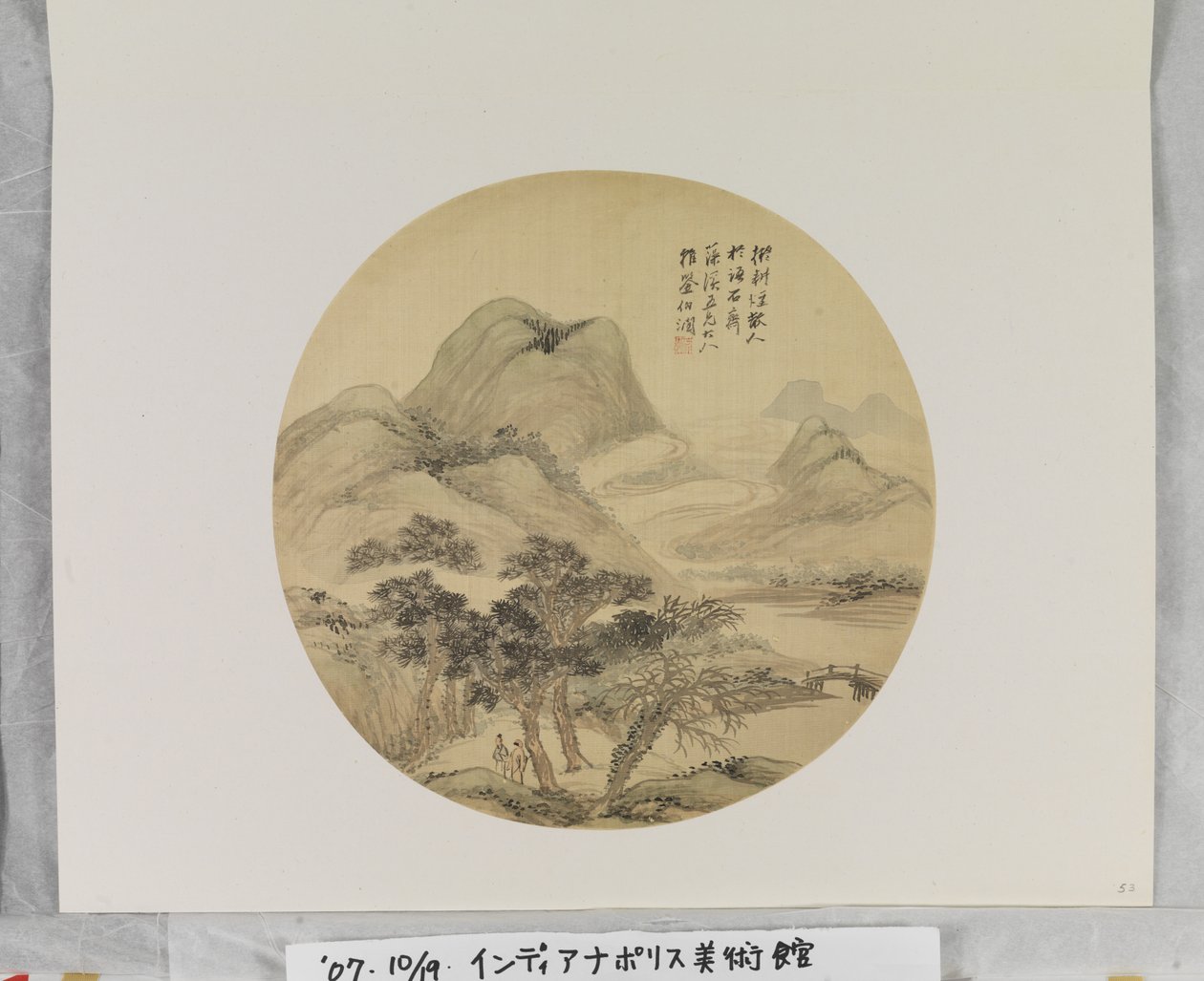 Paysage avec figures d