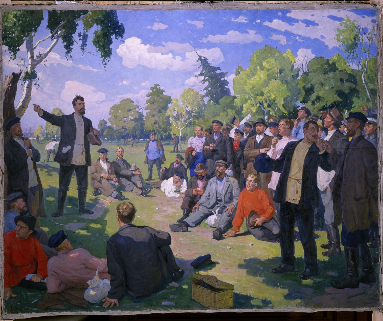 Fête du travail du 1er mai en 1891 - Yefim Mikhailovich Tcheptsov