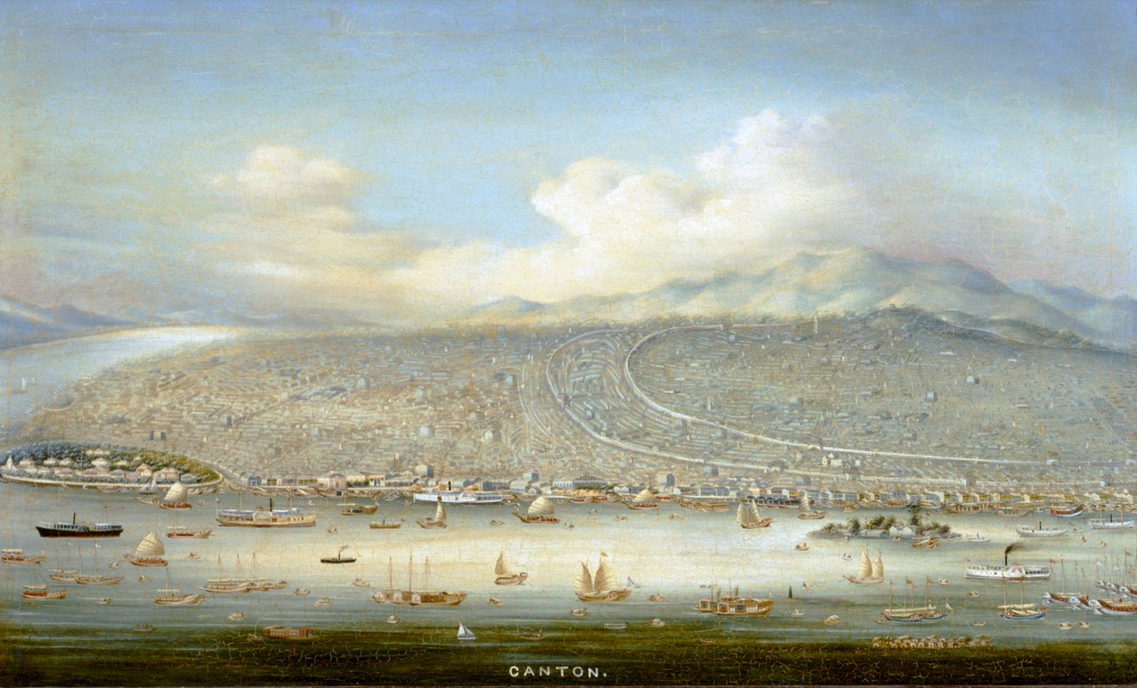 Vue de Canton avec l