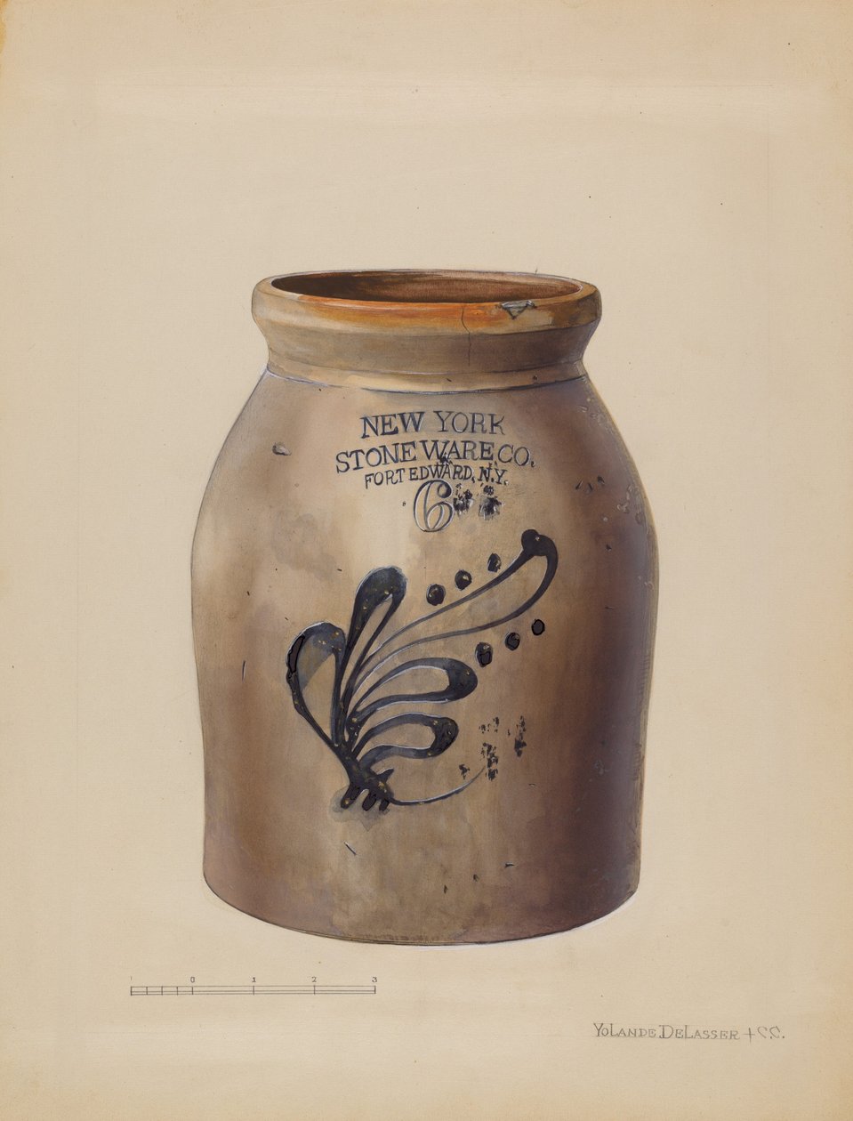 Pot, vers 1936 - Yolande Delasser