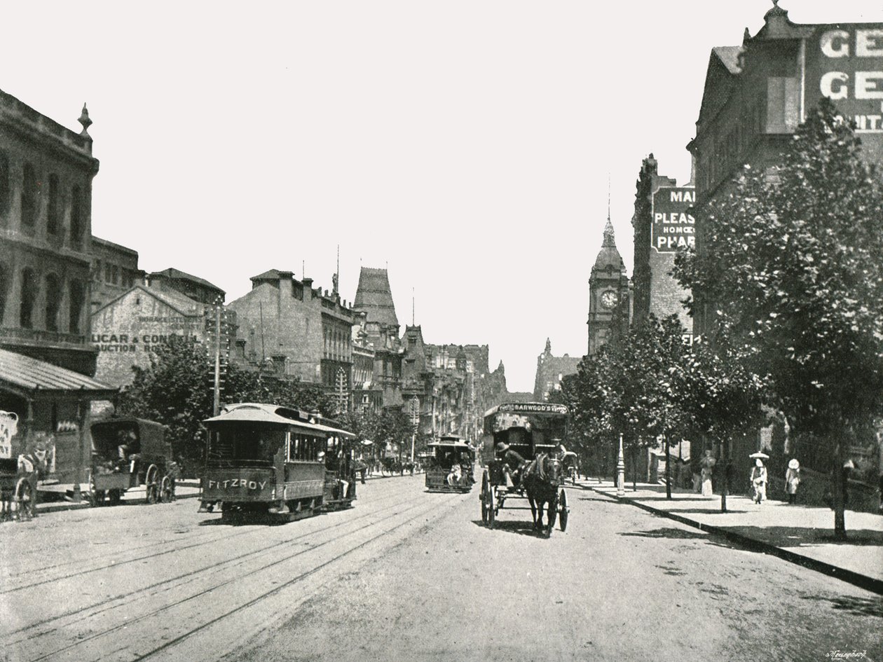 Rue Collins, vue vers l