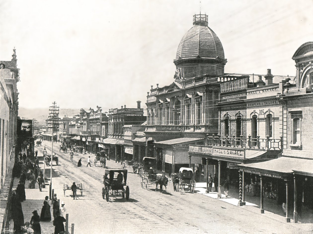 Rundle Street, Adélaïde, Australie, 1895 - York and Son