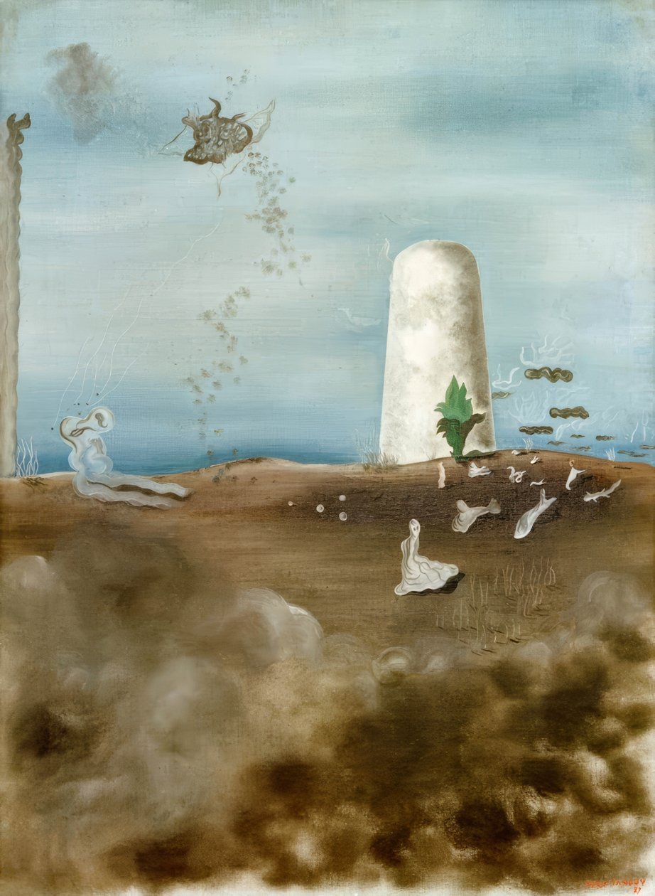 Un mort guettant sa famille - Yves Tanguy