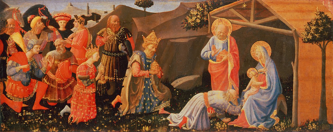 Adoration des mages, vers 1433-4 - Zanobi di Benedetto Strozzi