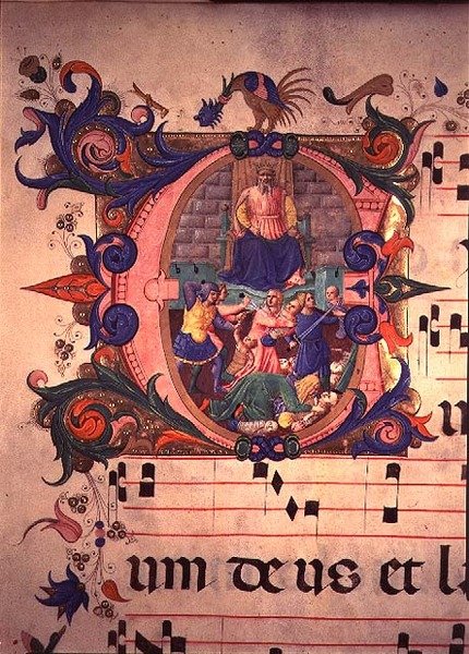 Missel 515 f.13v Le Massacre des Innocents, d