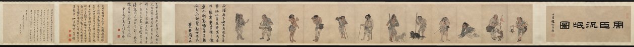 Mendiants et personnages de rue - Zhou Chen