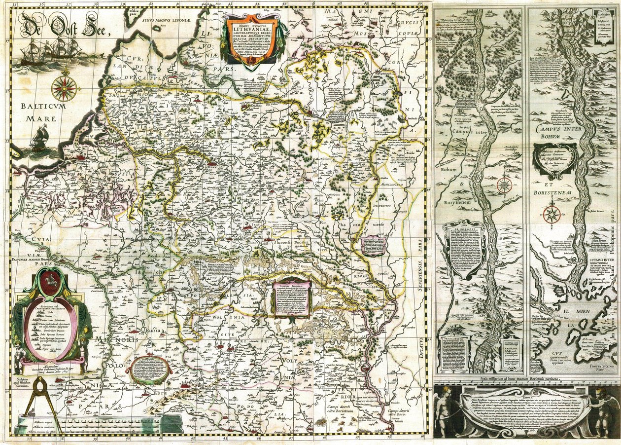 Carte du Grand-Duché de Lituanie - Радзівіла Сіроткі