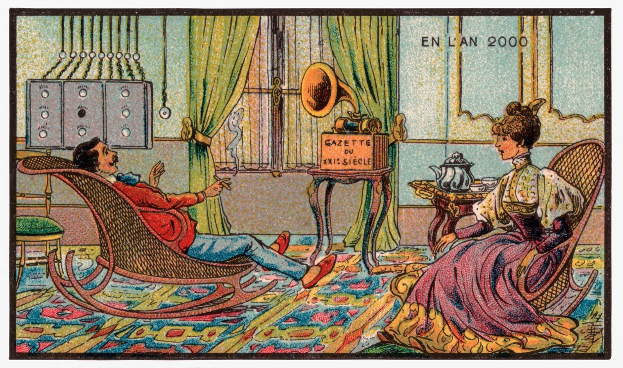 Un gramophone, vers 1910 - . .