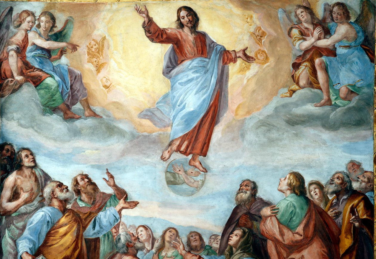 Ascension du Christ. La Basilique della Santissima Annunziata del Vastato. Gênes. Italie. - . .
