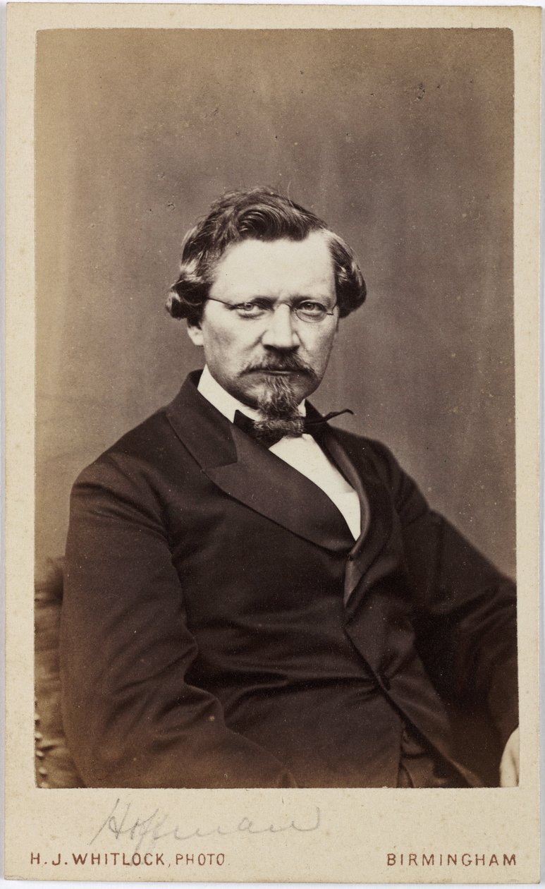 August Wilhelm von Hofmann, chimiste organique allemand, milieu-fin du 19e siècle - Frederick (attr. to) Barnard