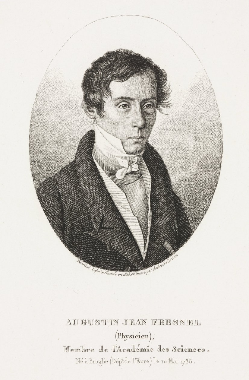 Augustin Jean Fresnel, physicien français - Frederick (attr. to) Barnard
