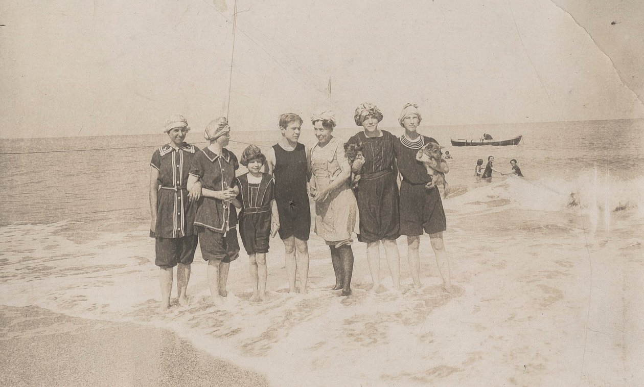 Fête de baignade, Houlgate, septembre 1911 - Hippolyte Lalaise Devéria