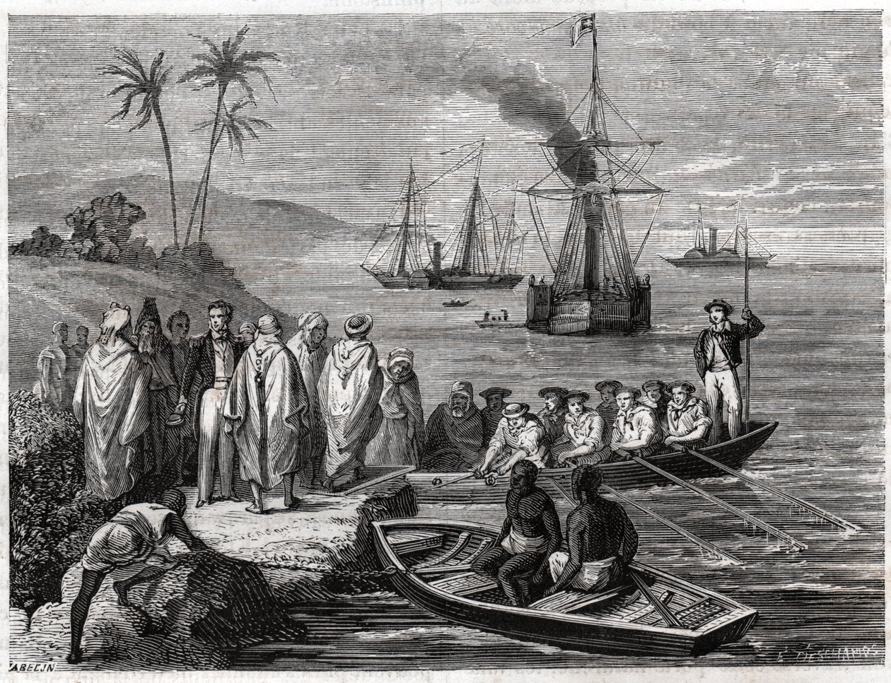 Câble télégraphique sous-marin - Frederick (attr. to) Barnard