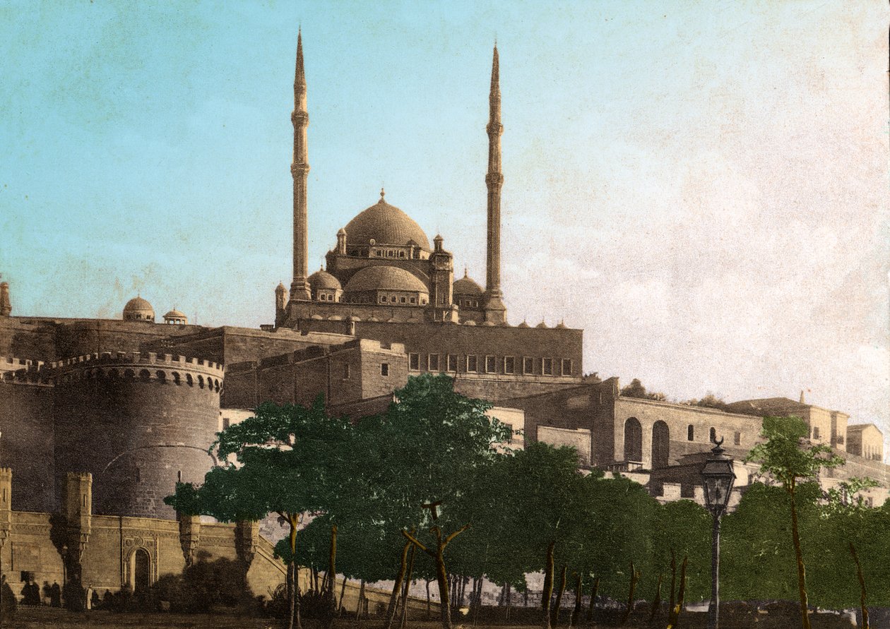 Le Caire, la citadelle de Saladin (Égypte), vers 1920 (photo) - . .